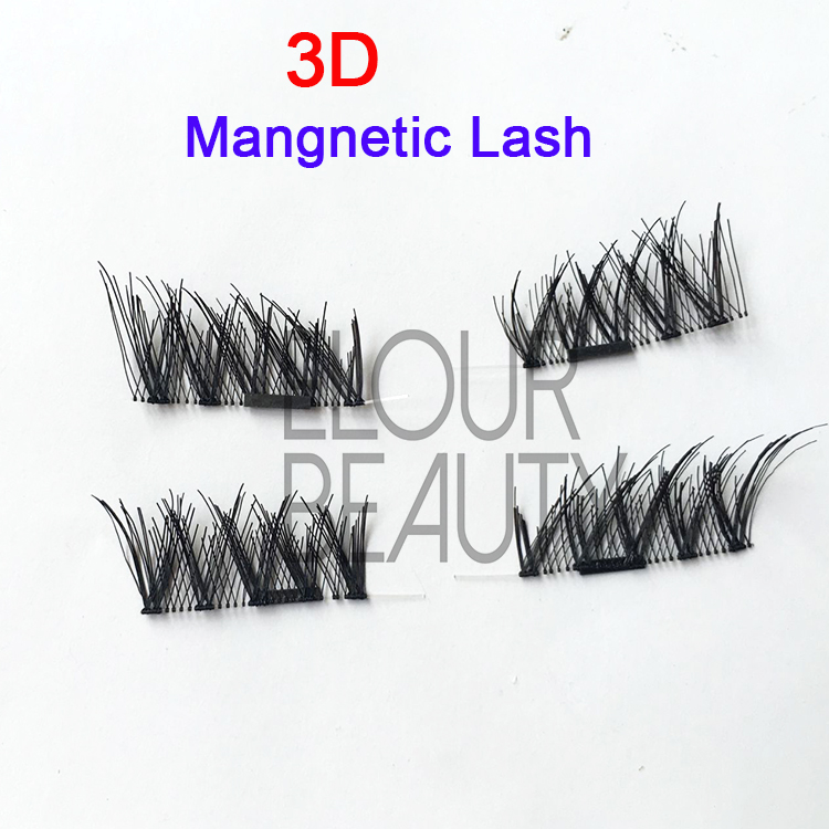The newest private label 3D invisible magnetic lashes  EJ54